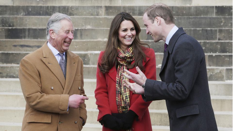 Prinz Charles, Herzogin Catherine und Prinz William