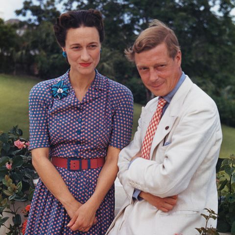 Der Herzog und die Herzogin von Windsor, auch bekannt als Wallis Simpson und Prinz Edward, der ehemalige König Edward VIII.