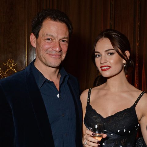 Dominic West und Lily James