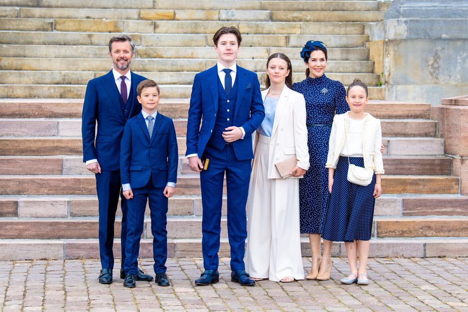 Fotos Von Dänenprinz Frederik Prinzessin Mary Familie Galade