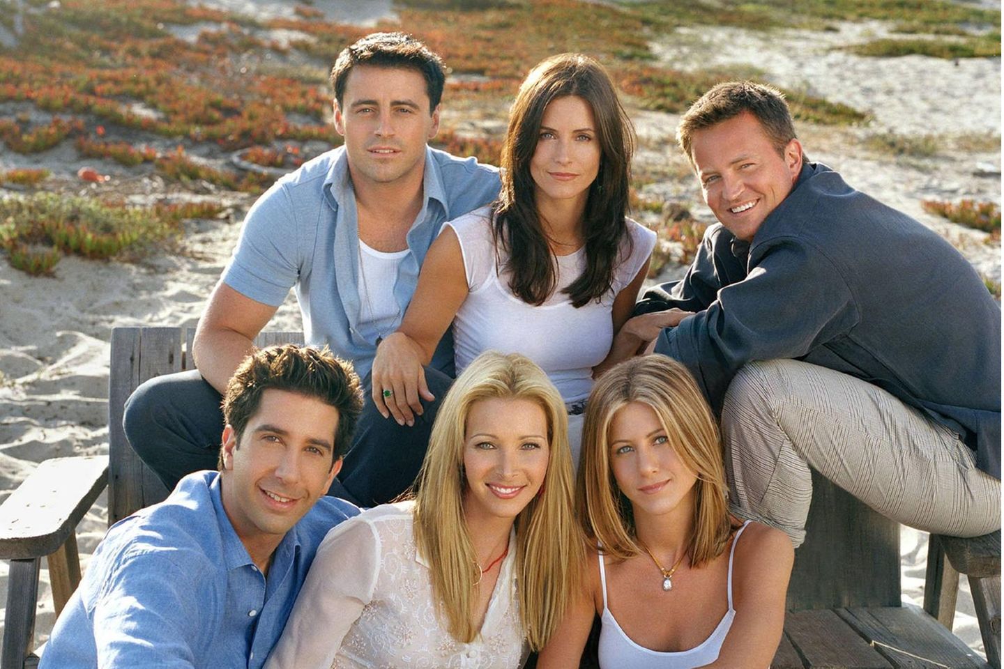 "Friends": Matt LeBlanc, Courteney Cox Arquette, Matthew Perry, Jennifer Aniston, Lisa Kudrow, David Schwimmer