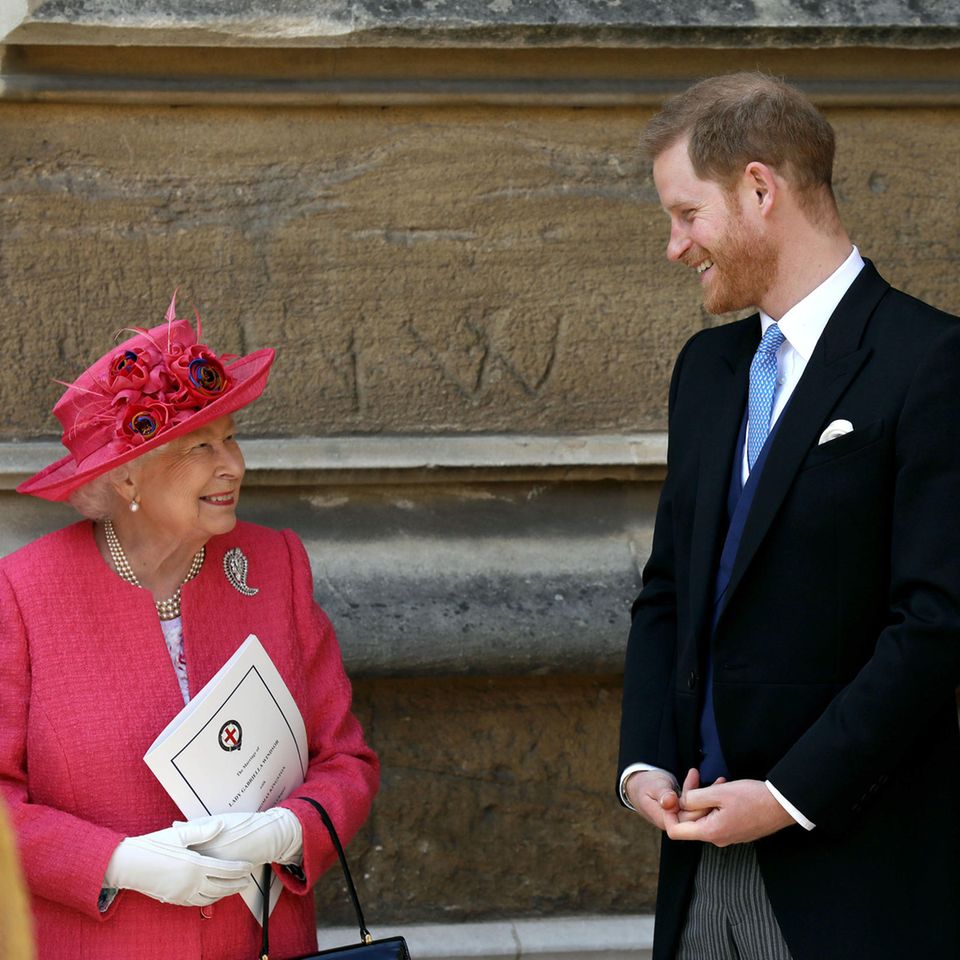 Queen Elizabeth und Prinz Harry