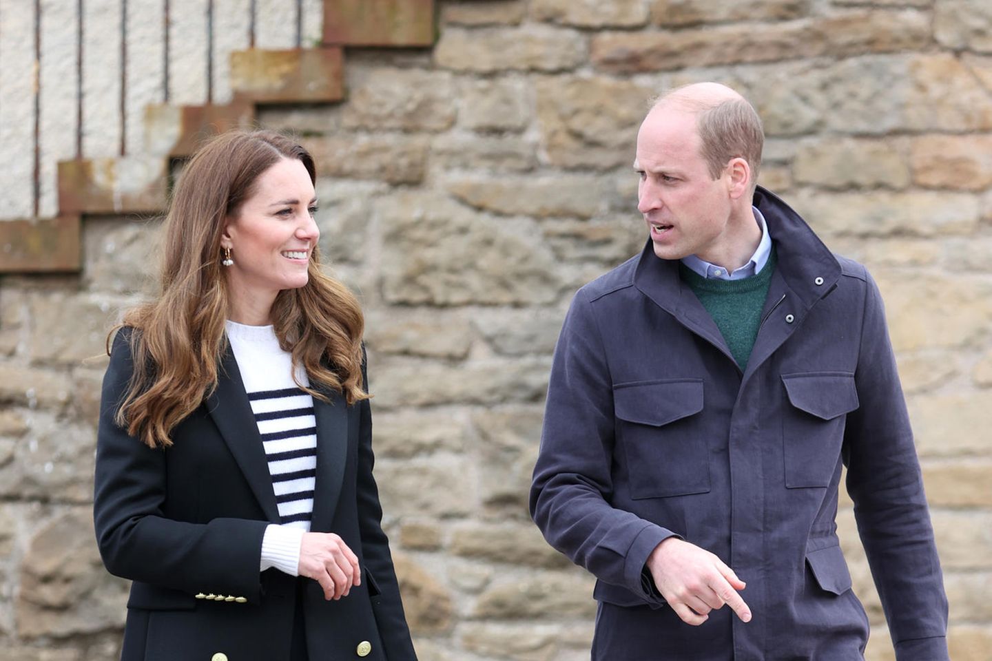 Herzogin Catherine und Prinz William zeigen sich am 26. Mai 2021 in Schottland, hier auf einem Pressefoto.