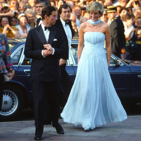 Prinz Charles und Prinzessin Diana 1987 in Cannes.