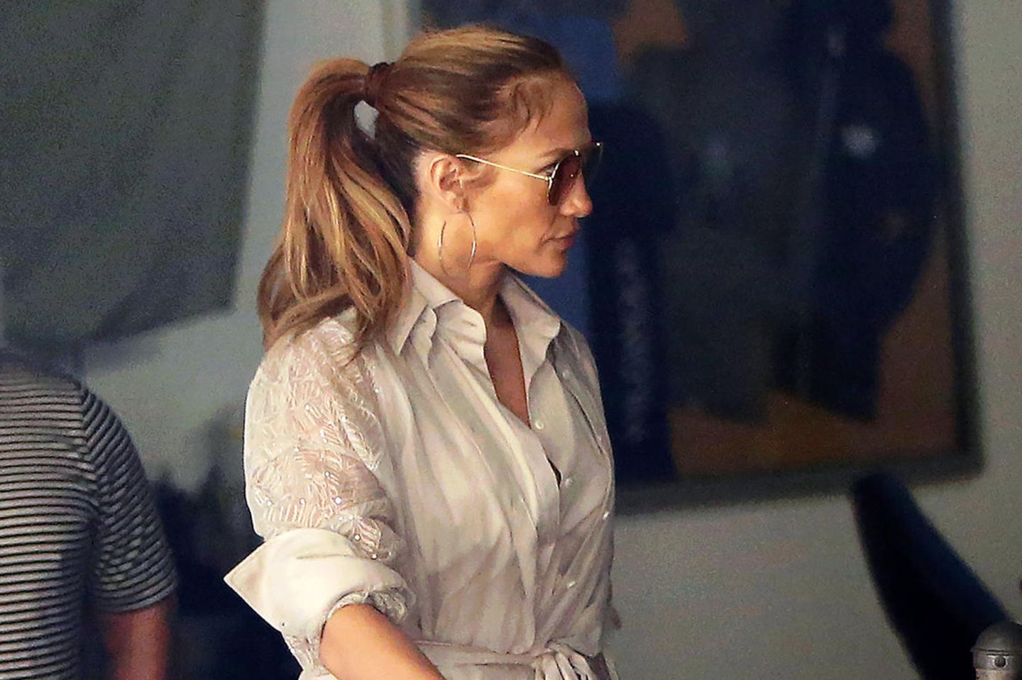 Jennifer Lopez macht sich auf den Weg zu Ben Afflecks Zuhause.
