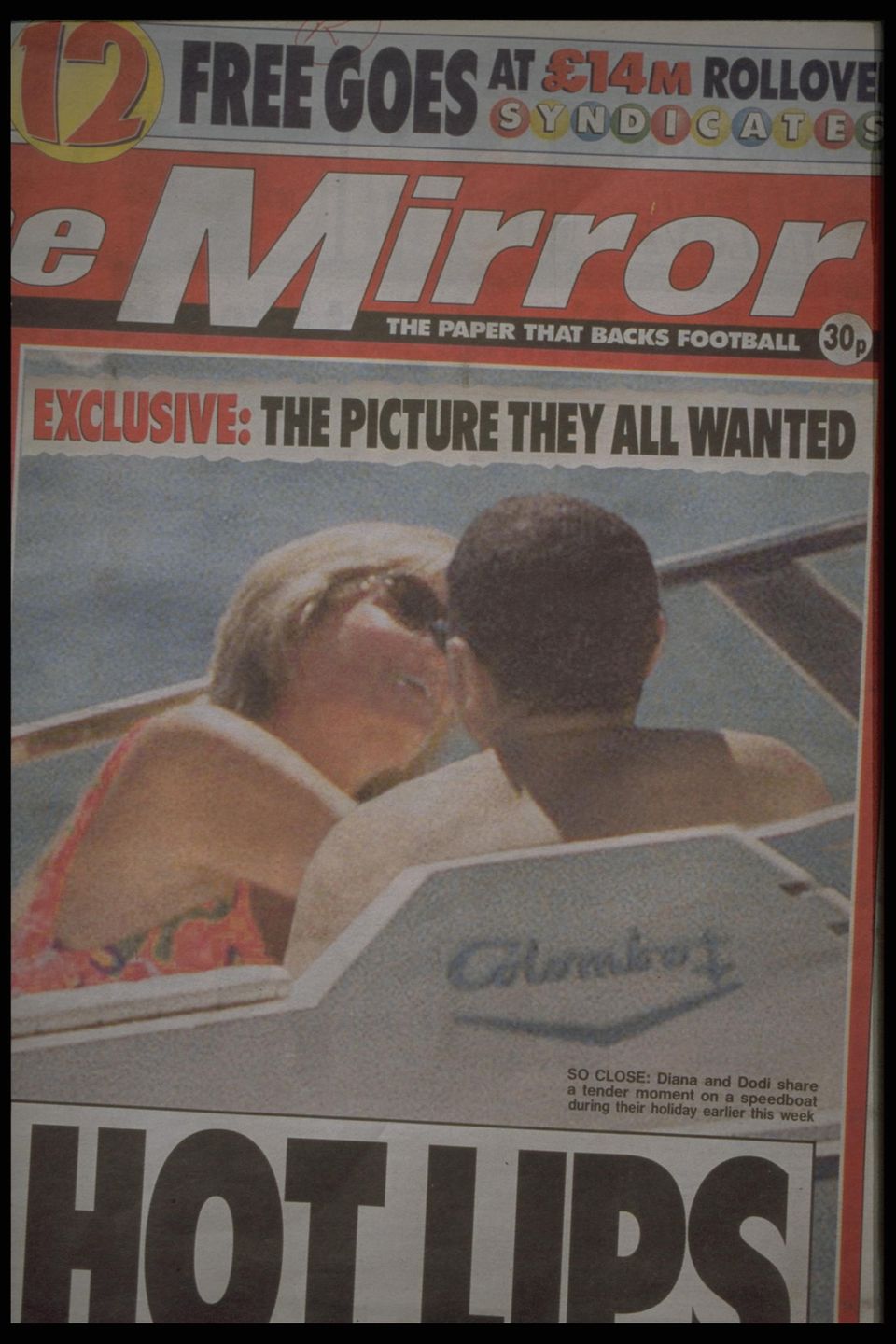 Die britische Presse ist verrückt nach Diana und Dodi.