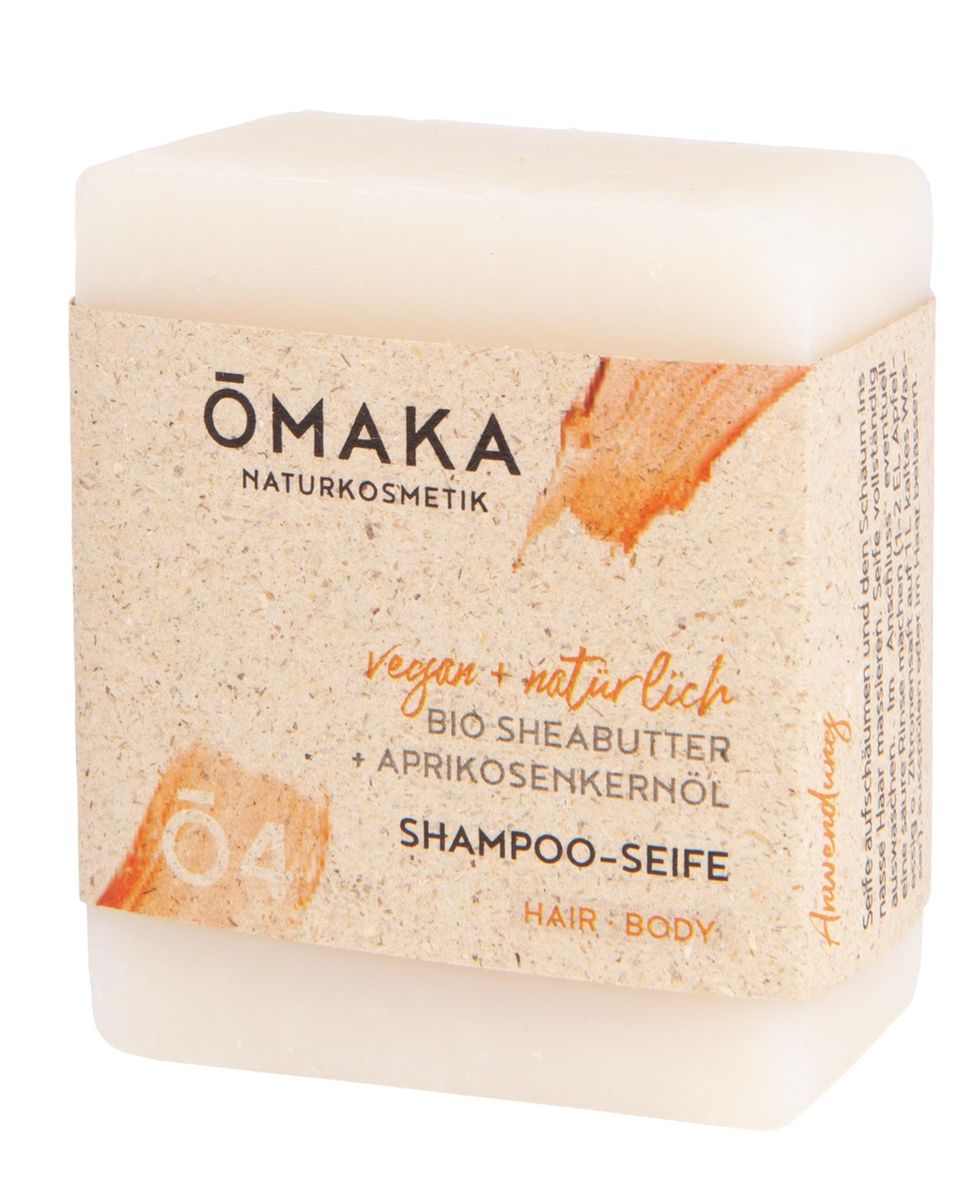 "Shampoo-Seife“ von Omaka, 100 g, ca. 10 Euro