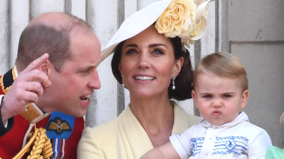 Herzogin Catherine: Prinz William, Herzogin Catherine und Prinz Louis Prinz William, Herzogin Catherine und Prinz Louis