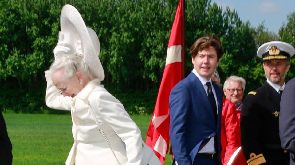Königin Margrethe, Prinz Christian und Prinz Frederik 