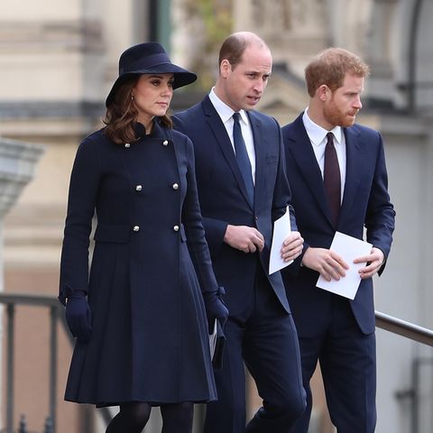 Herzogin Catherine, Prinz William und Prinz Harry.