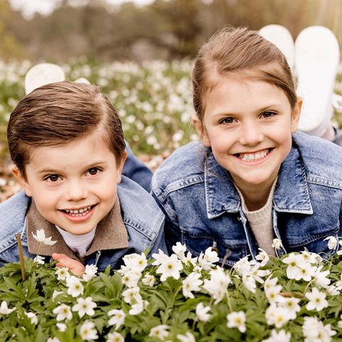 Prinz Oscar und Prinzessin Estelle