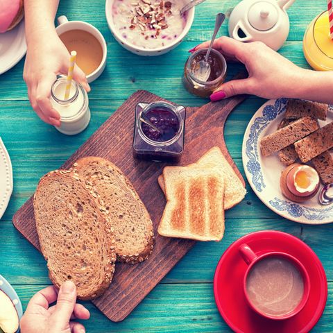 Frühstück ja oder nein? Ein Frühstückstisch
