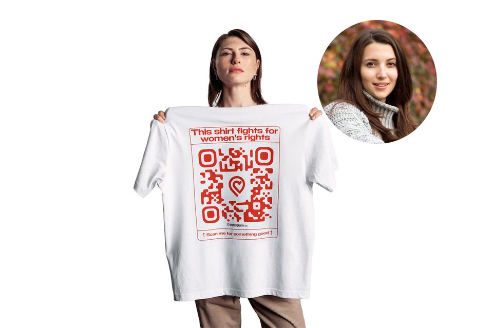 Must-haves: Redakteurin Ilka spendet gerne für wohltätige Zwecke, mit ihrem neuen Shirt kann sie jetzt auch andere dazu motivieren. Redakteurin Ilka spendet gerne für wohltätige Zwecke, mit ihrem neuen Shirt kann sie jetzt auch andere dazu motivieren.
