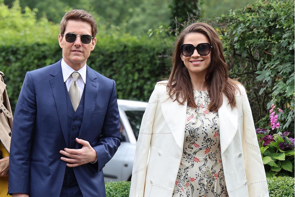 Tom Cruise und Hayley Atwell in Wimbledon.