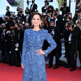 Ein ungewöhnlicher aber sehr moderner Look auf dem Red Carpet: Marion Cotillard in Chanel.