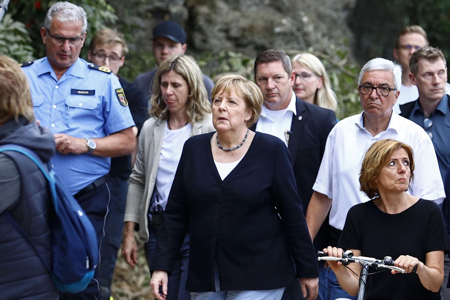 Bundeskanzlerin Angela Merkel (CDU) besucht Flutgebiete