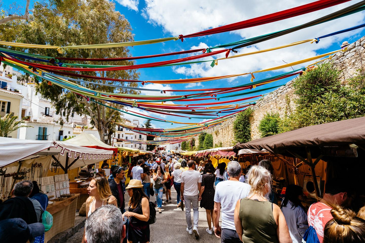Ein typischer Markt in Ibiza Stadt