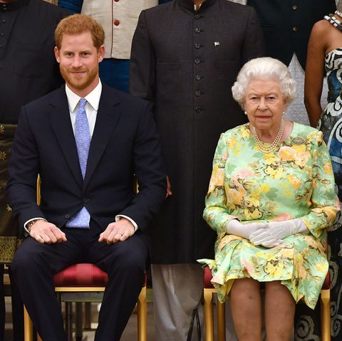 Prinz Harry und Queen Elizabeth