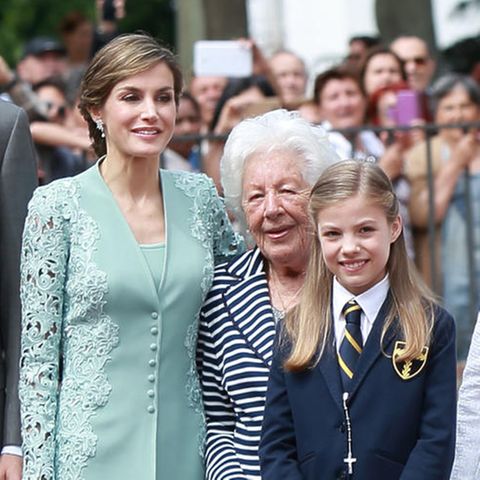 Königin Letizia, Menchu Álvarez und Infantin Sofía im Mai 2017
