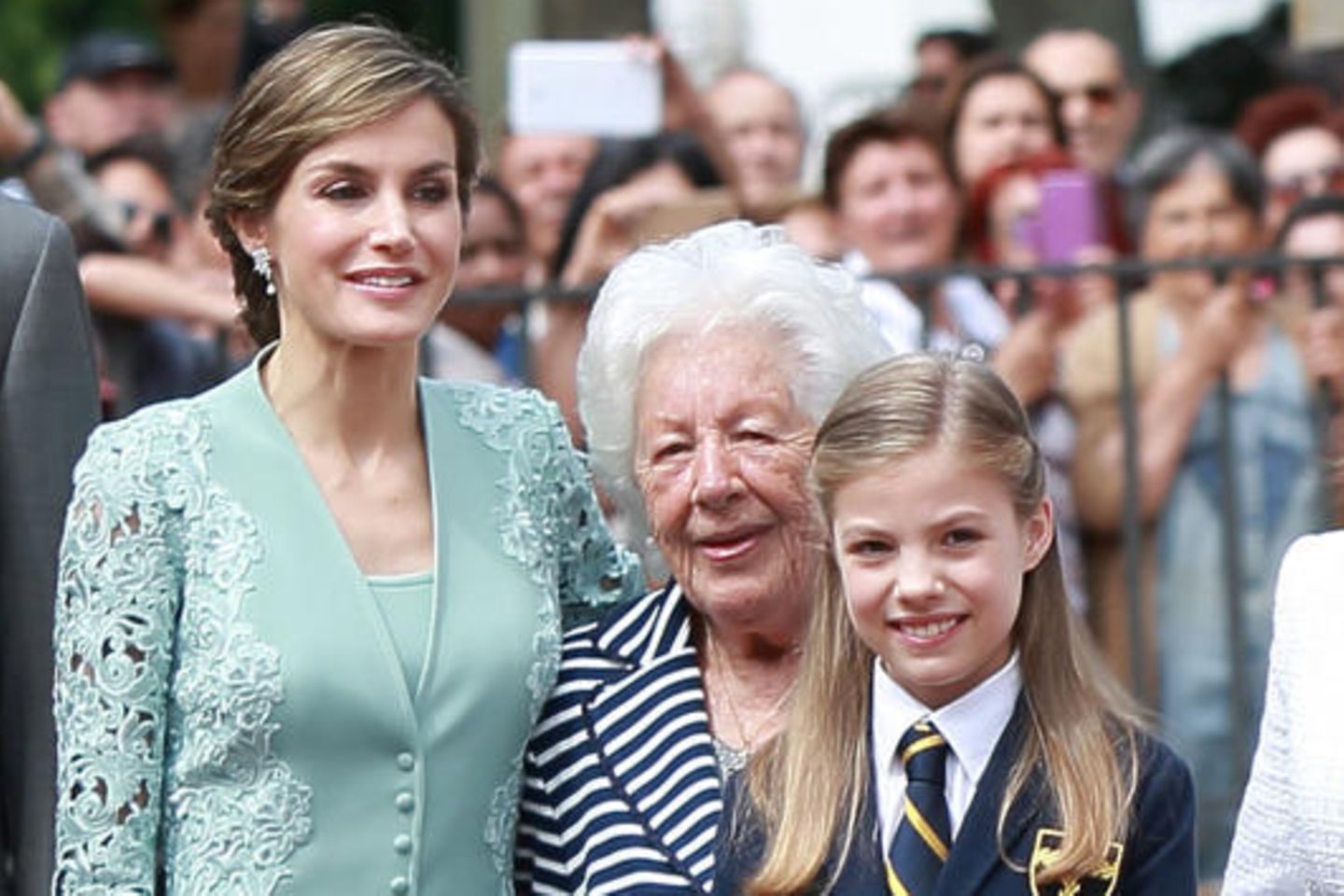 Königin Letizia, Menchu Álvarez und Infantin Sofía im Mai 2017