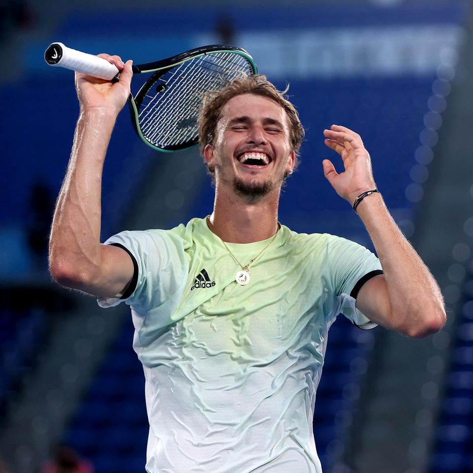 Alexander Zverev holt bei den olympischen Spielen in Tokio Gold für Deutschland.