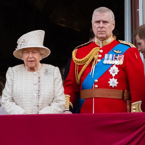 Queen Elizabeth und Prinz Andrew