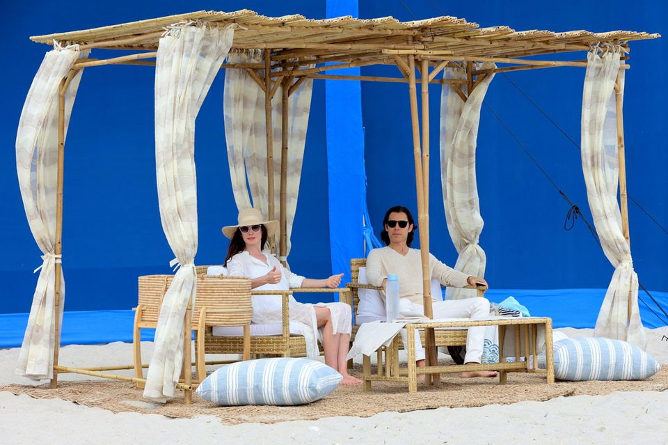 Stars am Set: Anne Hathaway und Jared Leto Stars am Set: Anne Hathaway und Jared Leto