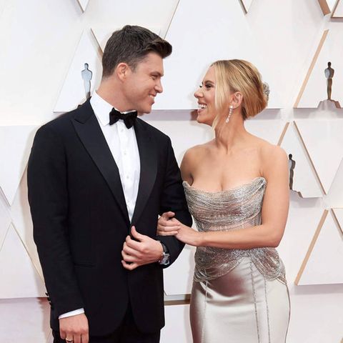 Colin Jost und Scarlett Johansson