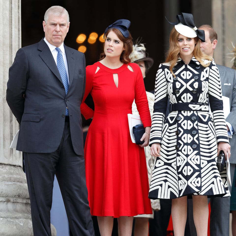 Prinz Andrew, Prinzessin Eugenie und Prinzessin Beatrice