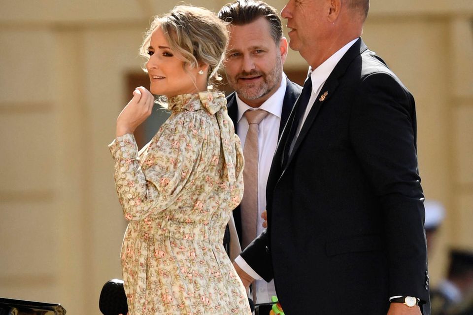 Prinzessin Sofia von Schweden: Lina Hellqvist und Mattias Wikström (Mitte) Lina Hellqvist und Mattias Wikström (Mitte)