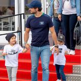 Prinz Alexander und Prinz Gabriel stylisch auf der Rennstrecke unterwegs