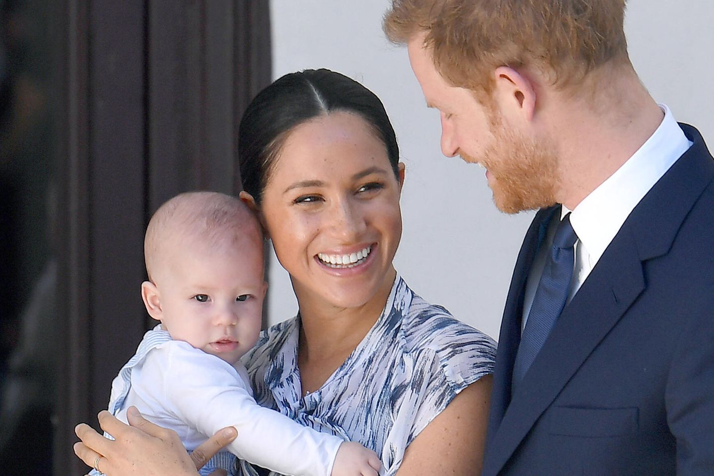 Herzogin Meghan, Prinz Harry und ihr Sohn Archie Mountbatten-Windsor.