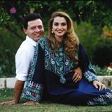 Kronprinz Abdullah und Rania bei einem Fotoshooting 1994