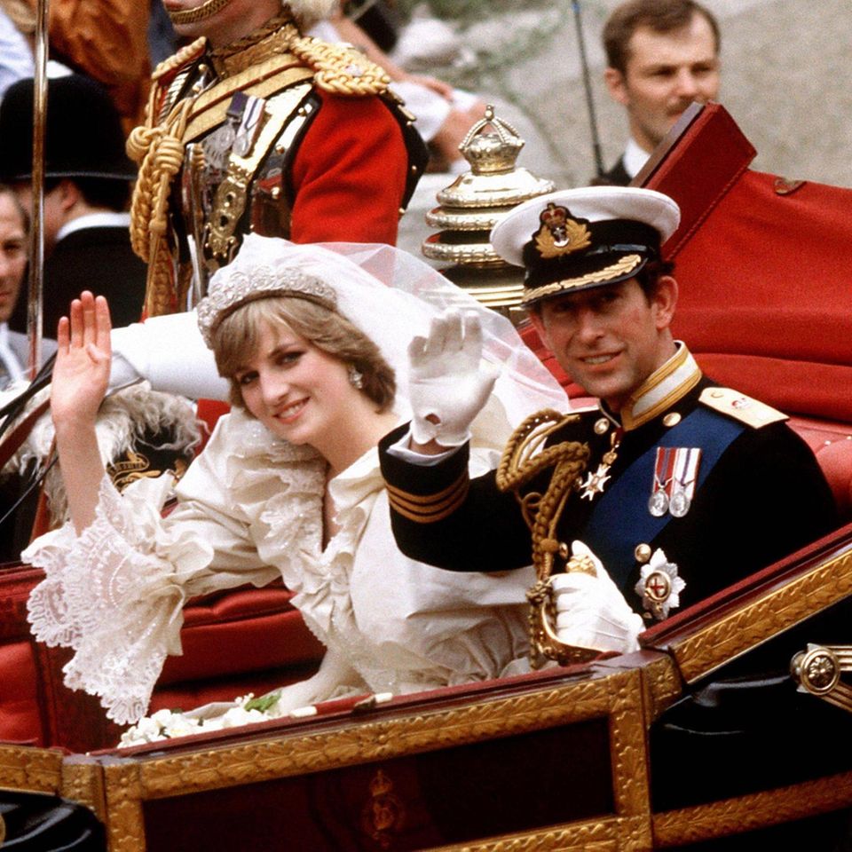 Bei ihrer Hochzeit 1982