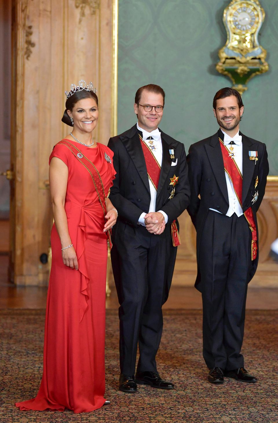 Schweden Royals: Staatsbankett mit Prinzessin Victoria, Prinz Daniel und Prinz Carl-Philip Schweden Royals: Staatsbankett mit Prinzessin Victoria, Prinz Daniel und Prinz Carl-Philip