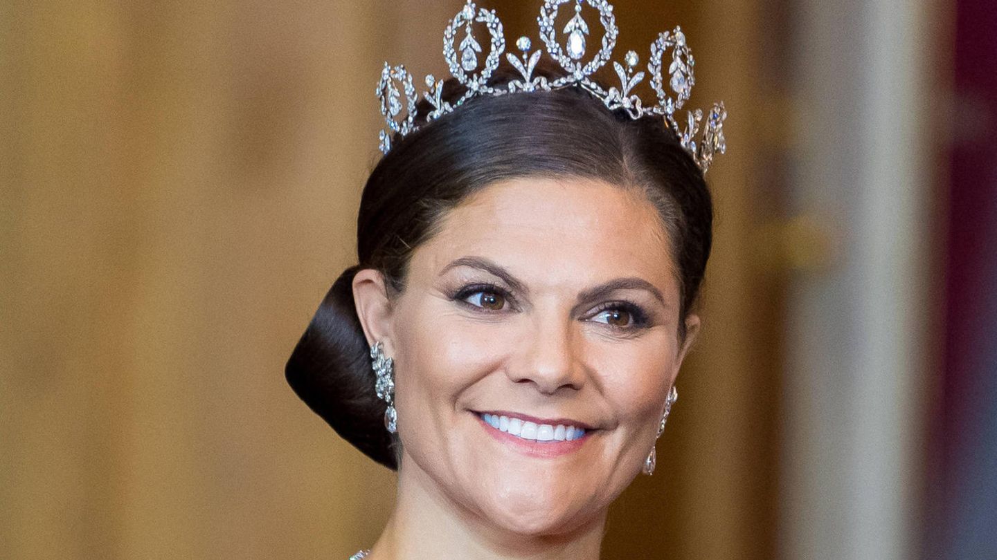 Prinzessin Victoria Süßer Fauxpas beim Fototermin mit FrankWalter