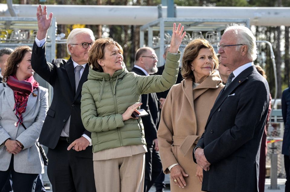 Bundespräsident und die das schwedische Königspaar bei einem Termin Bundespräsident und die das schwedische Königspaar bei einem Termin