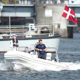 Royal Run 2021: Ankunft von Prinz Frederik mit dem Boot