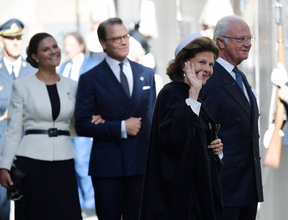 RTK: Königin Silvia, König Carl Gustaf und das Kronprinzessinenpaar RTK: Königin Silvia, König Carl Gustaf und das Kronprinzessinenpaar