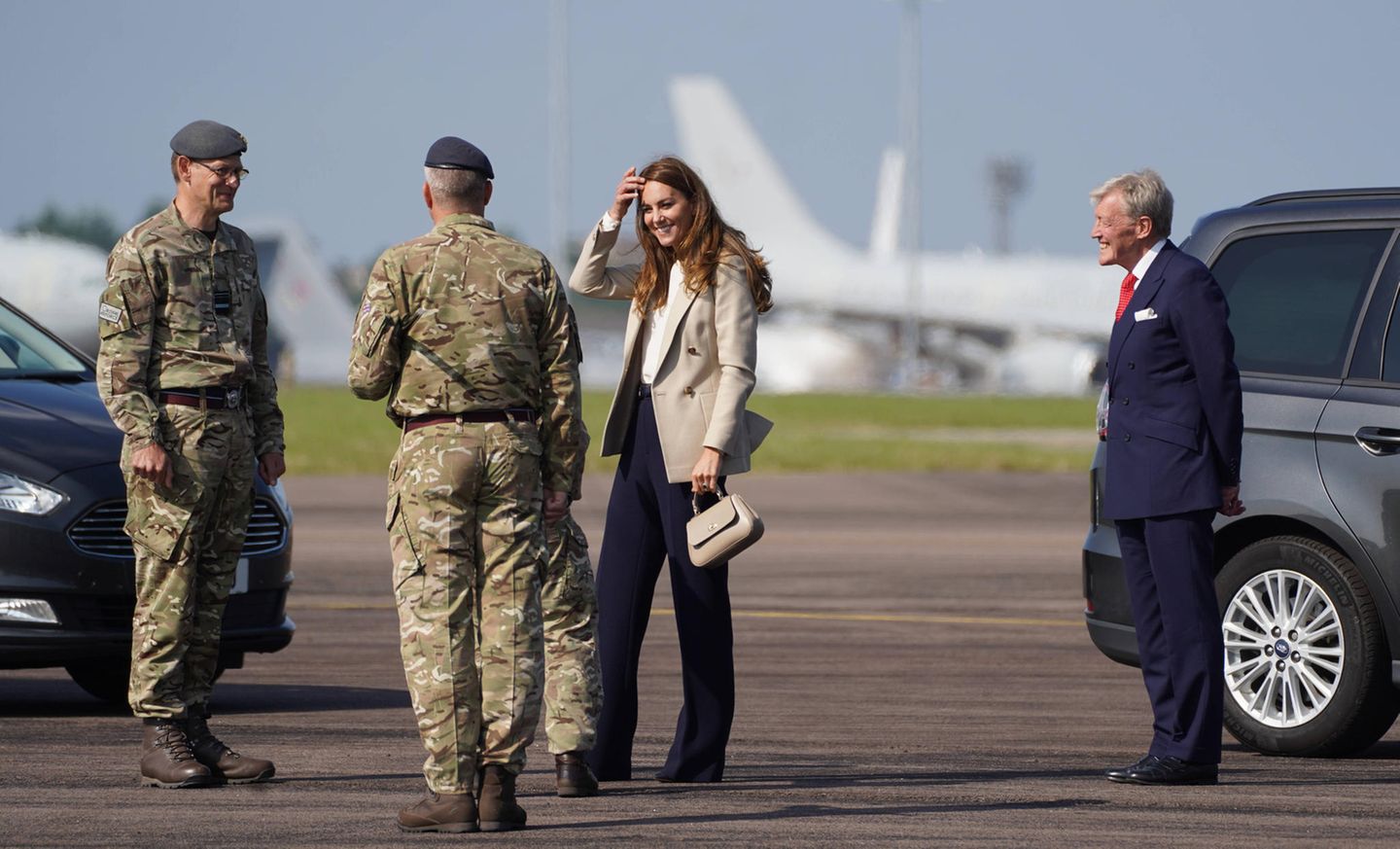 Windsor RTK: Herzogin Kate beim Besuch des Luftwaffenstützpunktes