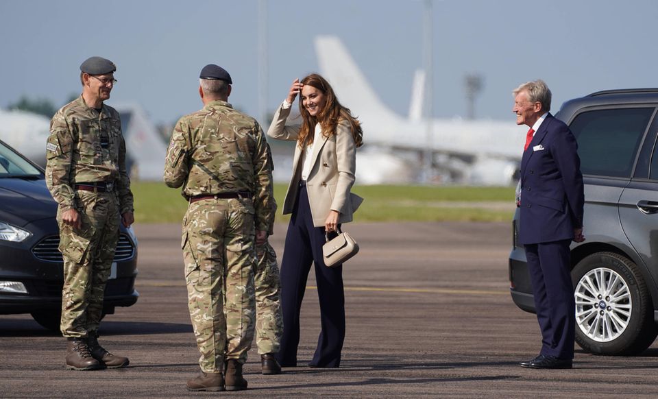 Windsor RTK: Herzogin Kate beim Besuch des Luftwaffenstützpunktes Windsor RTK: Herzogin Kate beim Besuch des Luftwaffenstützpunktes