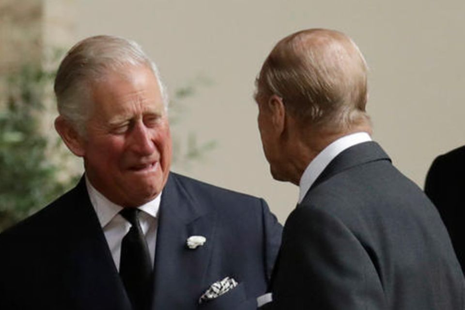 Prinz Charles und Prinz Philip im Jahr 2017
