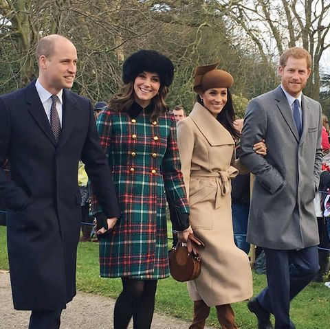 Prinz William, Herzogin Catherine sowie Herzogin Meghan und Prinz Harry