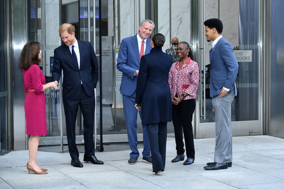 Prinz Harry und Herzogin Meghan besuchen das "One World Observatory" in New York Prinz Harry und Herzogin Meghan besuchen das "One World Observatory" in New York