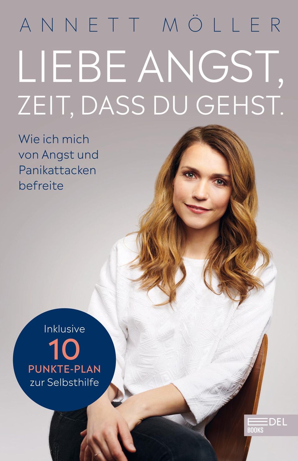 Annett Möllers Buch "Liebe Angst, Zeit, dass du gehst" ist am 1. Oktober 2021 bei Edel Books erschienen.