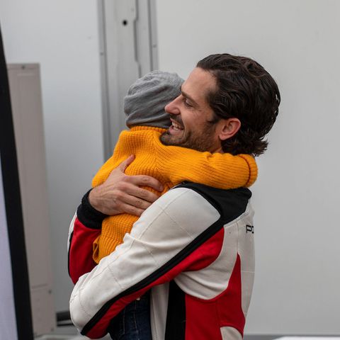 Prinz Carl Philip und sein Sohn Prinz Gabriel