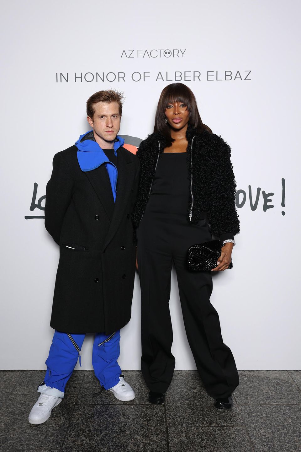 Daniel Lee und Naomi Campbell auf der Pariser Fashion Week