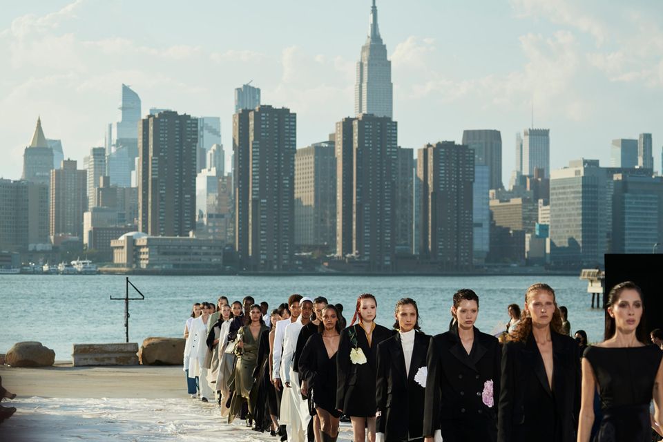 New York Fashion Week: Models auf dem Runway