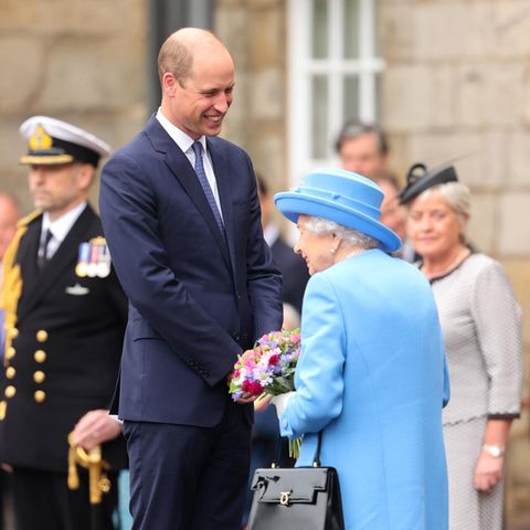 Bei der Ceremony of the Keys im Holyroodhouse Palace