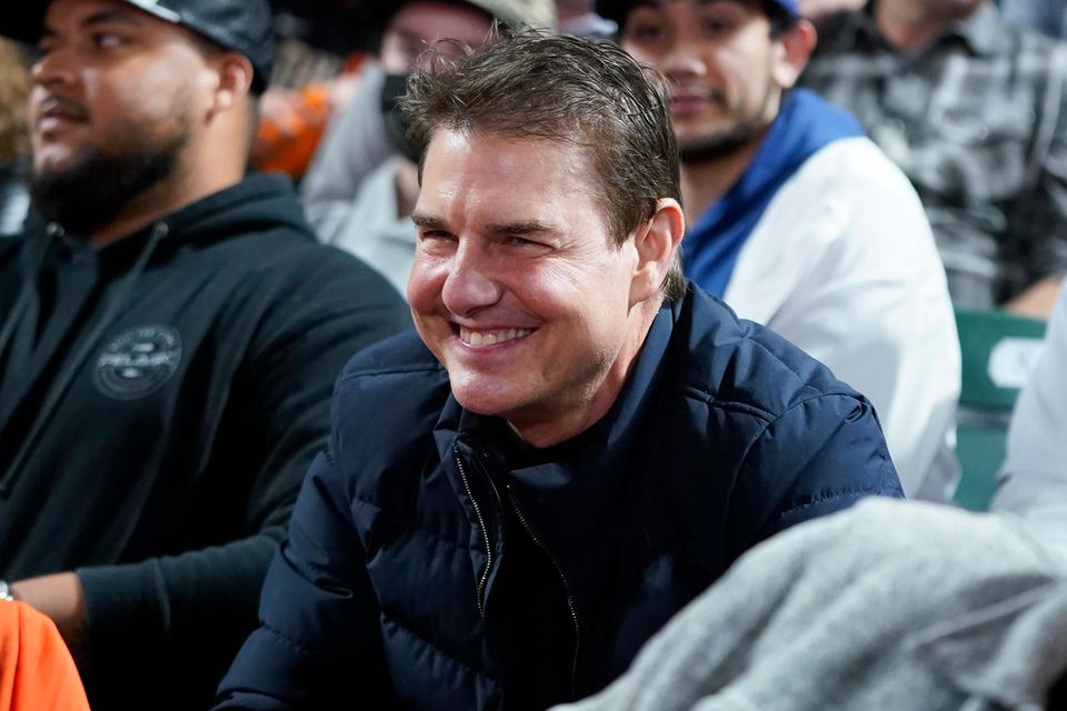 Tom Cruise: Tom Cruise wirkte gelöst und fröhlich Tom Cruise wirkte gelöst und fröhlich